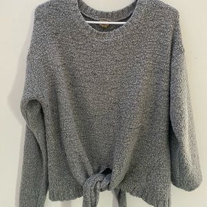 Gray sweater